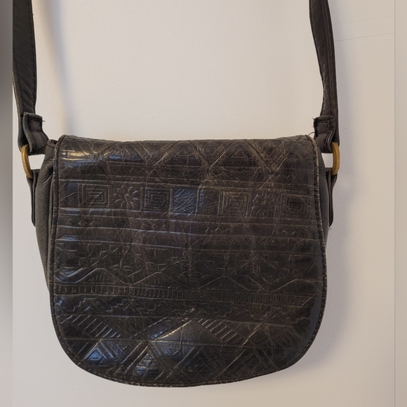 Vintage (est 80s) Liz Claiborne Leather Purse - Picture 2 of 5